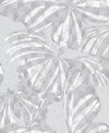 Butterfly Grey Peel & Stick Wallpaper, by York Wall, 18'10.8" length x 1'6" width x 0.02" depth thumbnail