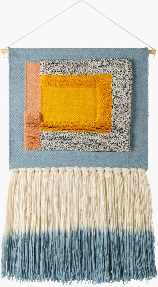 Artsy Geo Wall Hanging, by Surya, 20" width x 32" height