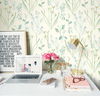 Alpine Botanical White Wallpaper, by York Wall, 33' length x 1'8.5" width x 0.02" depth thumbnail 3