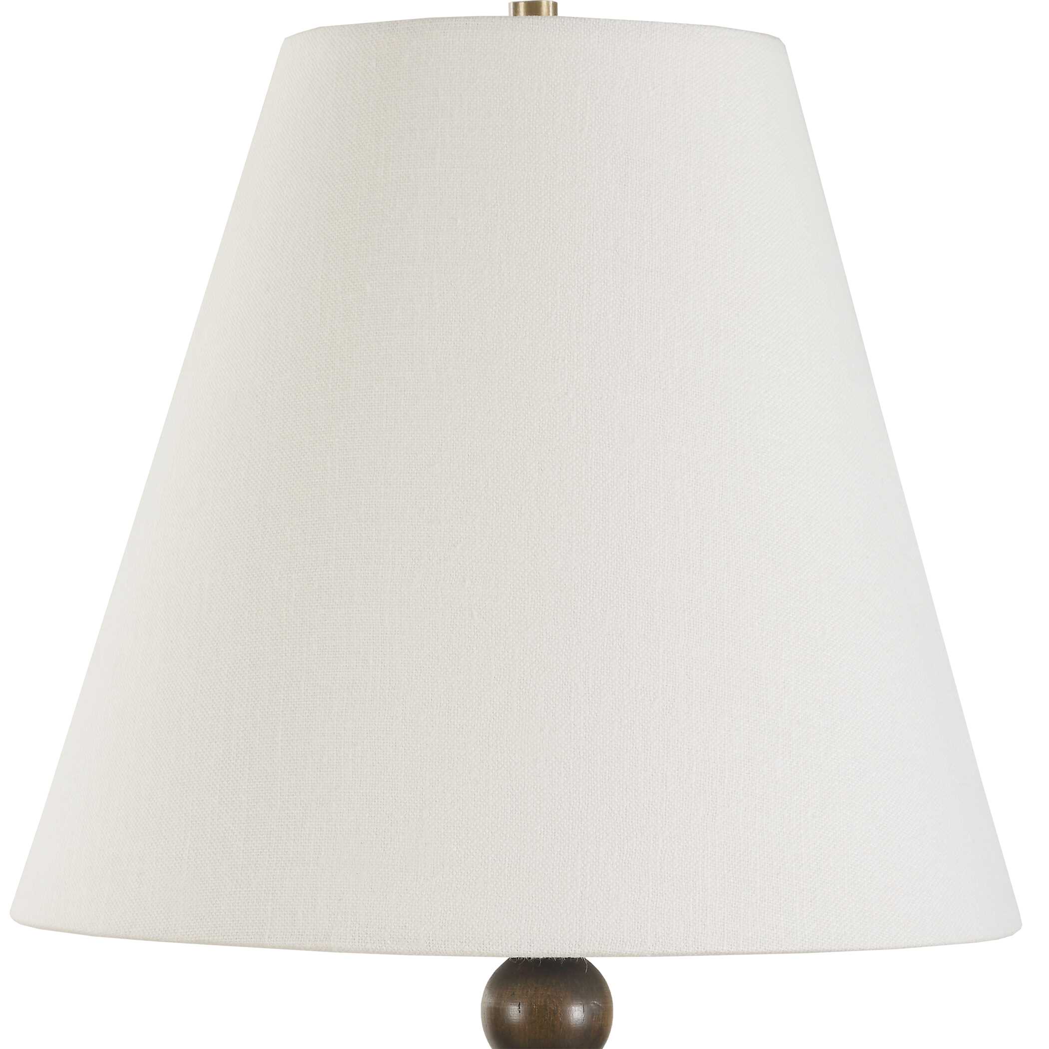 Gallus Wood Spheres Table Lamp, by Uttermost, 12" width x 34" height x 12" depth View 6