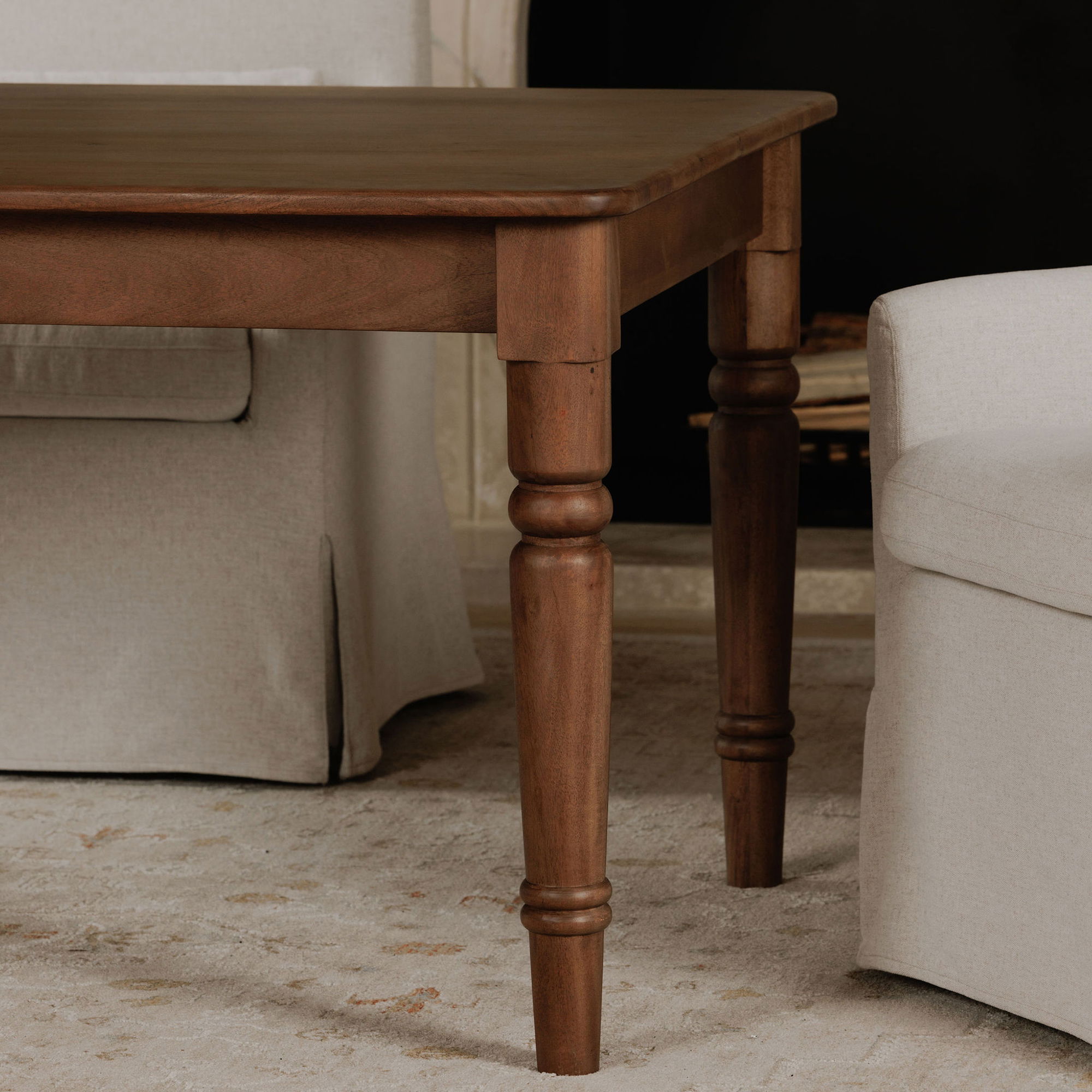 Russet Dining Table Brown large image 