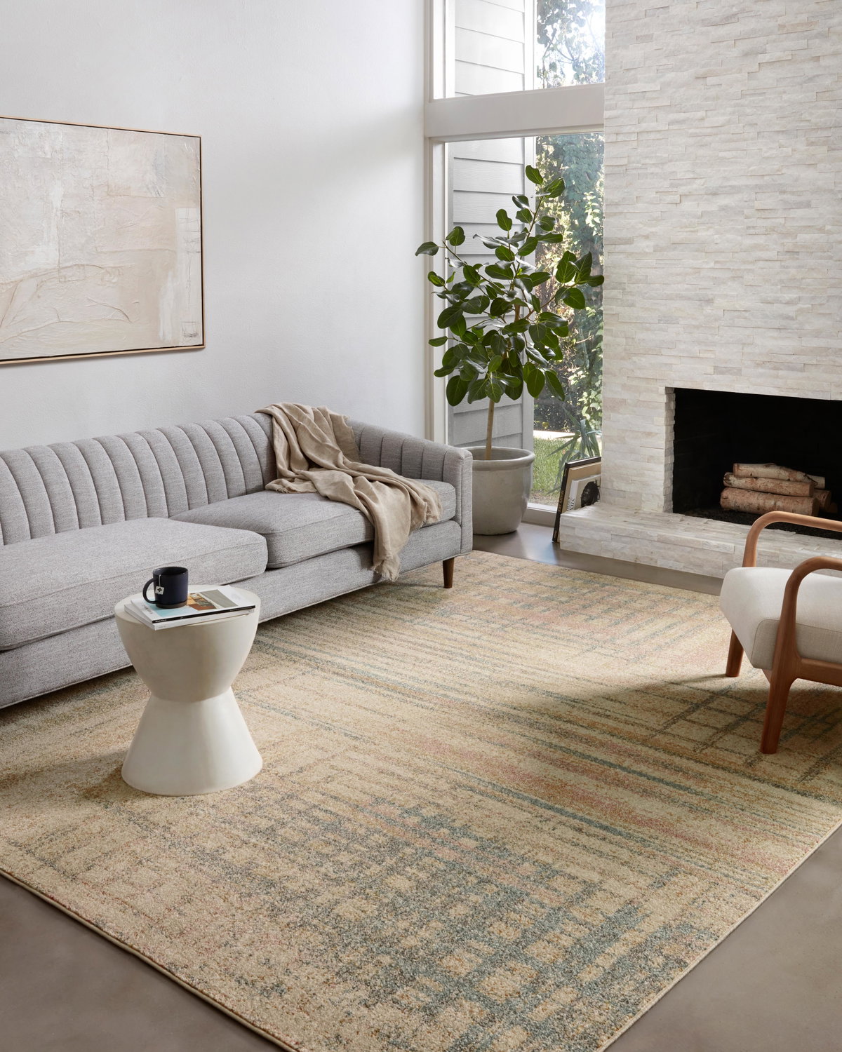 Loloi Bowery Rug, 2'3" length x 7'6" width View 3