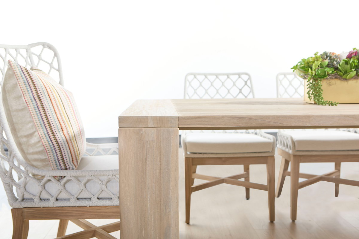 Lattis Outdoor Dining Chair, by Essentials for Living, 22" width x 35.75" height x 23.5" depth View 13