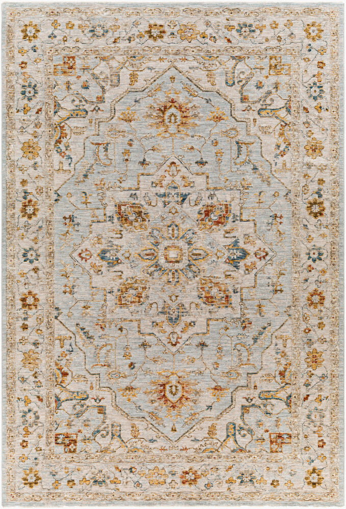 Reina Machine Woven Rug, by Surya, 9'6.17" length x 6'6.74" width