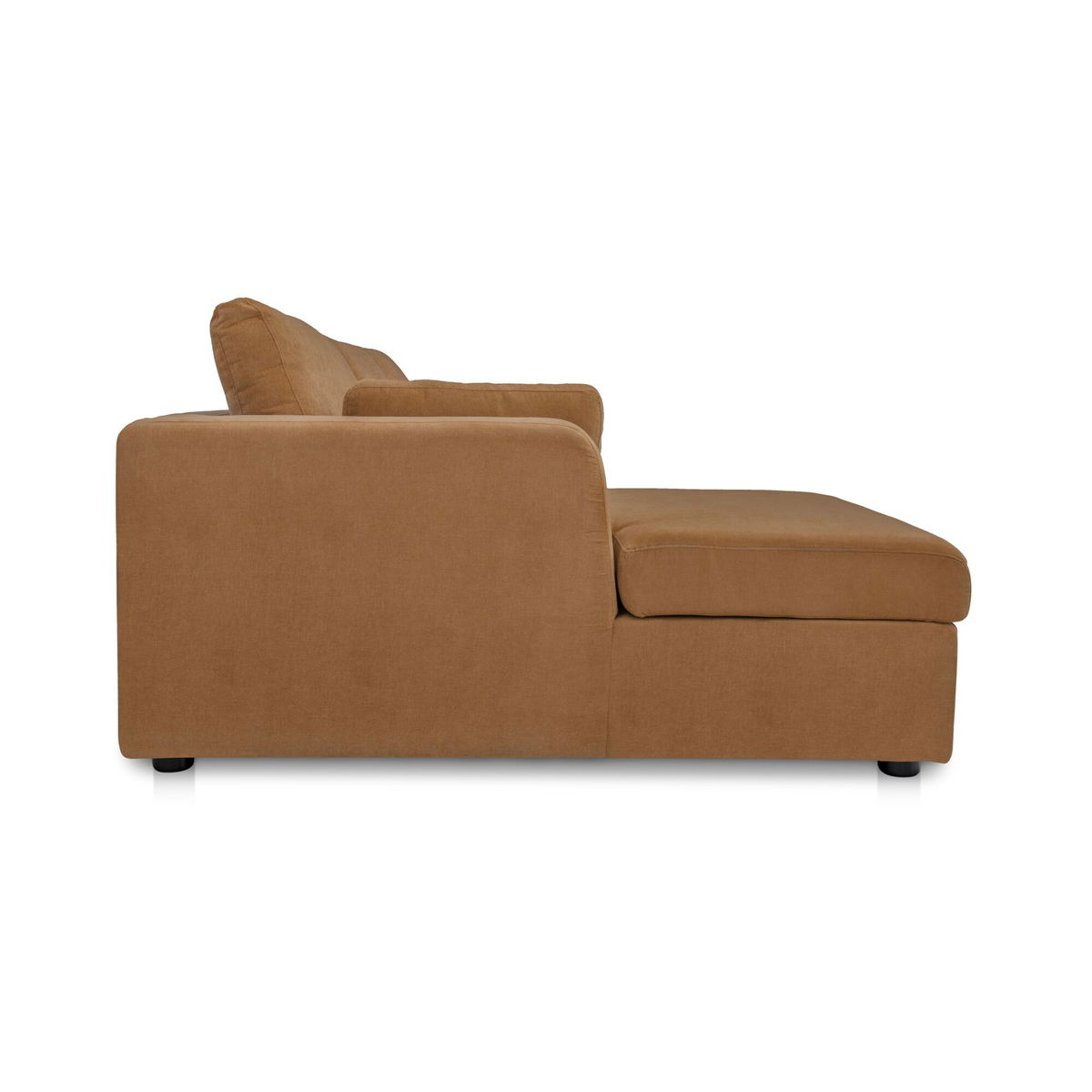 Burrow Sleeper Sectional With Storage Chaise Ginger Left, Sectional Sofa by Moe's Home, 115.75" width x 32.68" height x 61" depth View 4