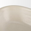 Tyren Cream Glazed Decorative Oblong Ceramic Bowl, Decorative Bowl by Mercana, 12.01" length x 7.68" width x 4.92" height thumbnail 8