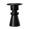 Bordon Side Table Black, Side & End Table by Dovetail, 16" width x 22" height x 16" depth thumbnail 1