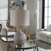 Hedera Textured Ivory Table Lamp thumbnail 4