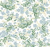 Cornflower White & Green Wallpaper, by York Wall, 27' length x 2'3" width x 0.02" depth thumbnail