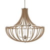 Lovelock 4 Light Rope Empire Chandelier, Pendant by Uttermost, 27.5" width x 24.25" height x 27.5" diameter thumbnail 3