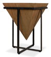 Hardy Inverted Obelisk Table, Side & End Table by Sarreid, 18" length x 18" width x 25" height thumbnail 4