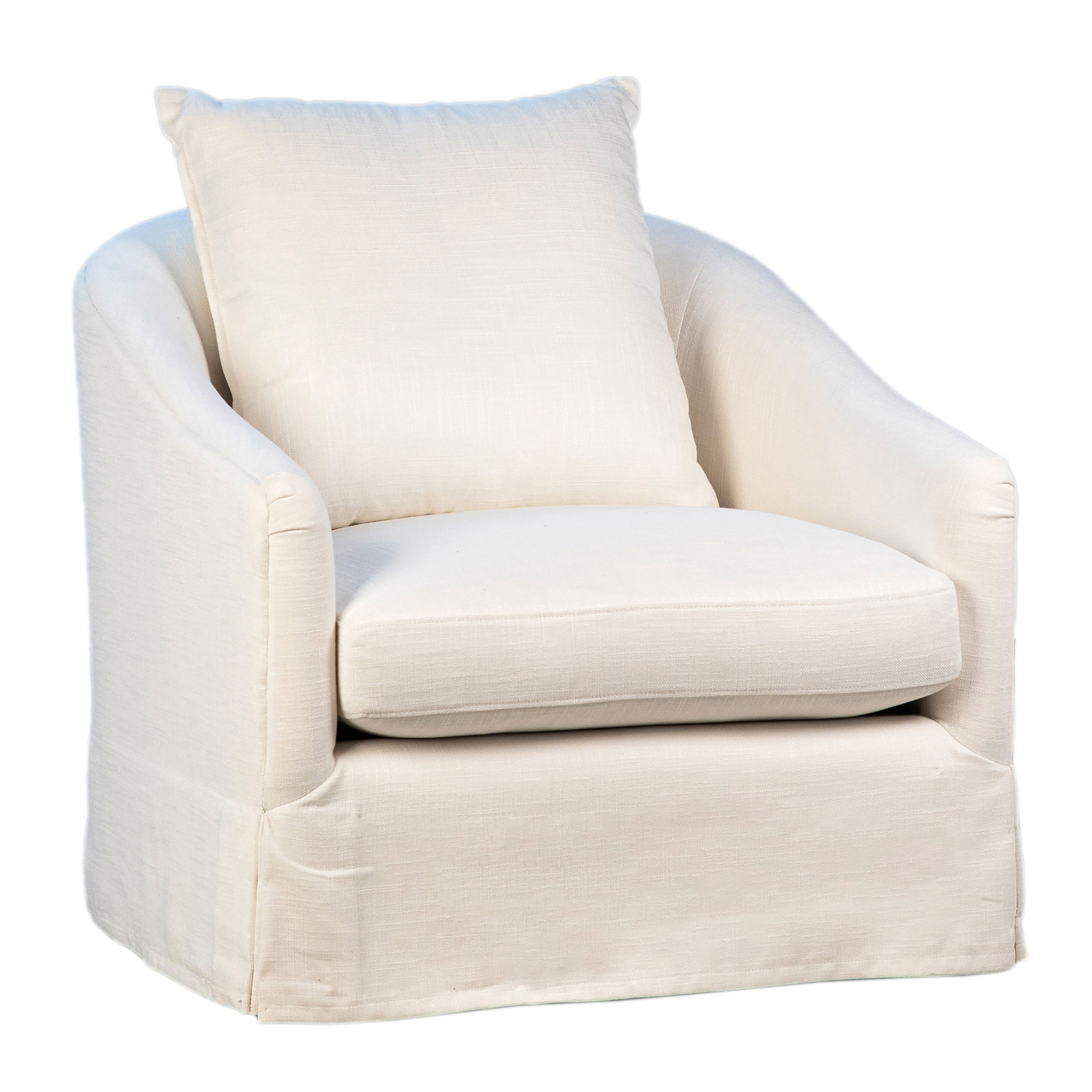 Laura Swivel Chair White large image 