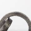 Rafiki Two Blackened Silver Hammered Finish Metal Conjoined Circles, Decorative Object by Mercana, 7.87" length x 5.91" width x 5.91" height thumbnail 8
