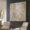 Golden Raindrops Modern Abstract Art, Painting by Uttermost, 62" width x 62" height x 1.5" depth thumbnail 6