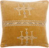 Velour Accent Pillow, Decorative Pillow by Surya, 18" length x 18" width thumbnail