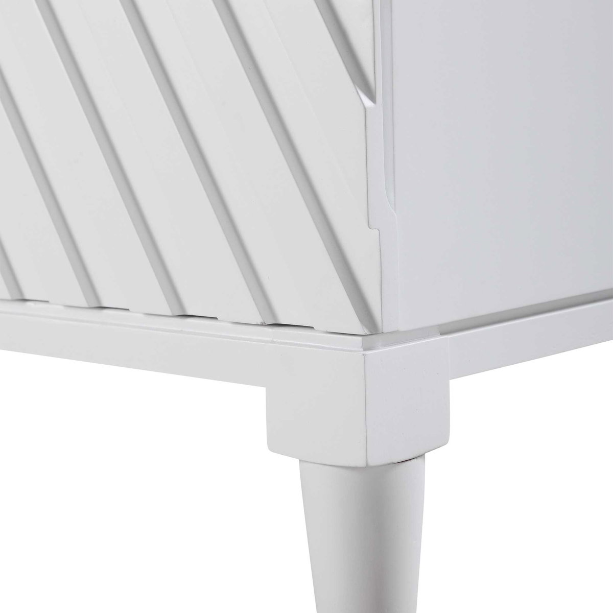Colby White Drawer Chest, Furniture by Uttermost, 36" width x 33" height x 18" depth View 7