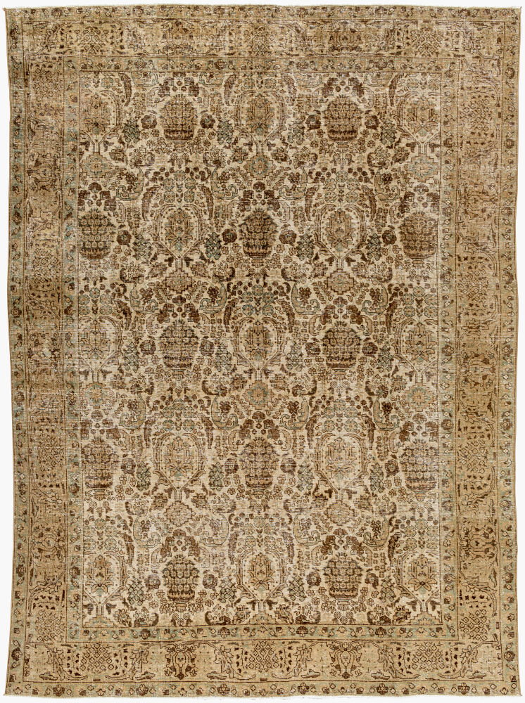 Antique One of a Kind Handmade Rug, by Surya, 10'2" length x 7'4" width