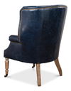 Welsh Blue Leather Chair thumbnail 7