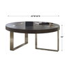 Converge Round Coffee Table, by Uttermost, 42" width x 18" height x 42" depth thumbnail 3