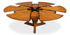 Casual Jupe Dining Table,Tobacco B,Med, by Sarreid, 55" length x 55" width x 30" height thumbnail 8