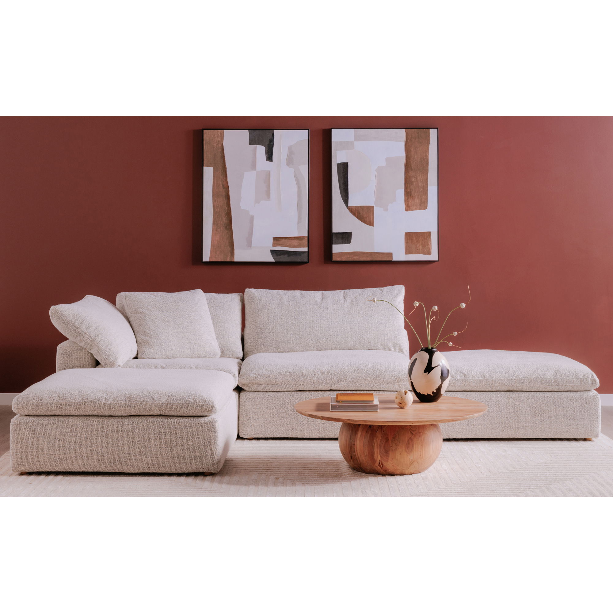 Bradbury Large Coffee Table Natural large image 