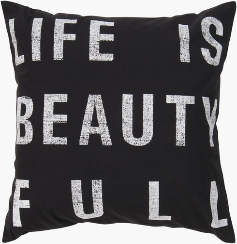 Typography Accent Pillow