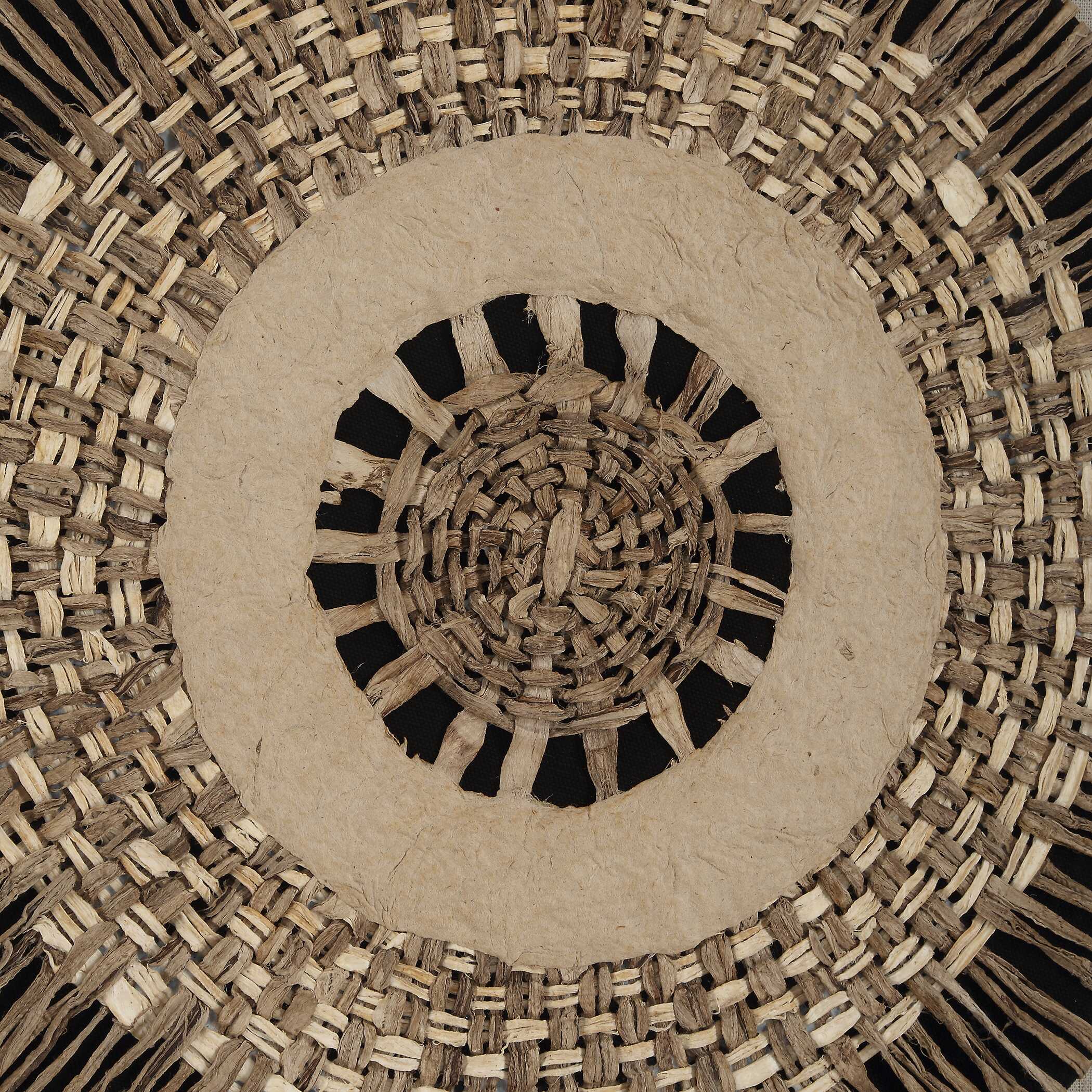 Intertwine Knit Paper Shadow Box Set/2, Sculptural Wall Art by Uttermost, 23.62" width x 23.62" height x 2" depth View 6