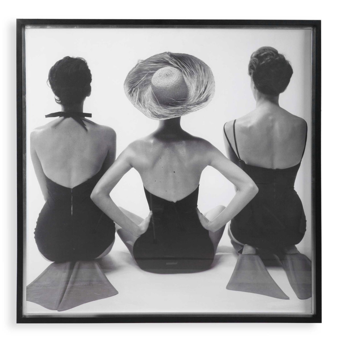 Ladies' Swimwear 1959 Fashion Print, by Uttermost, 4'2.75" width x 4'2.75" height x 3" depth View 1