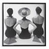 Ladies' Swimwear 1959 Fashion Print, by Uttermost, 4'2.75" width x 4'2.75" height x 3" depth thumbnail 1