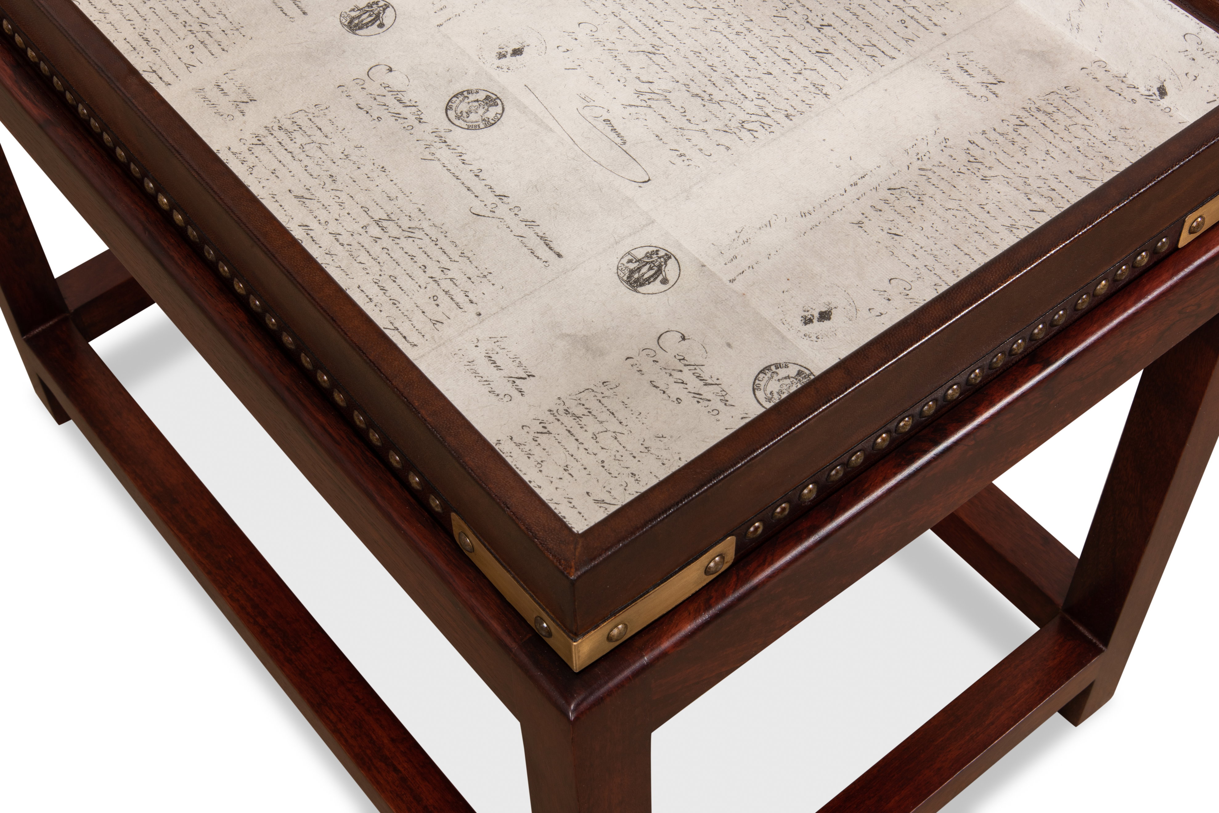 Winchester Box On Stand, Side & End Table by Sarreid, 27" length x 17" width x 24" height View 9