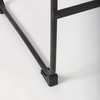 Direttore Backless 40.2in Seat Bar Stool | Black Leather with Black Iron, Counter & Bar Stool by Mercana, 19.3" length x 20" width x 40.2" height thumbnail 12