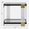 Bendena Modern Side Table, Side & End Table by Uttermost, 25" width x 24" height x 15.5" depth thumbnail 3