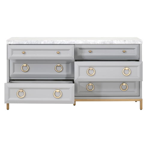 Azure Carrera 6-Drawer Double Dresser