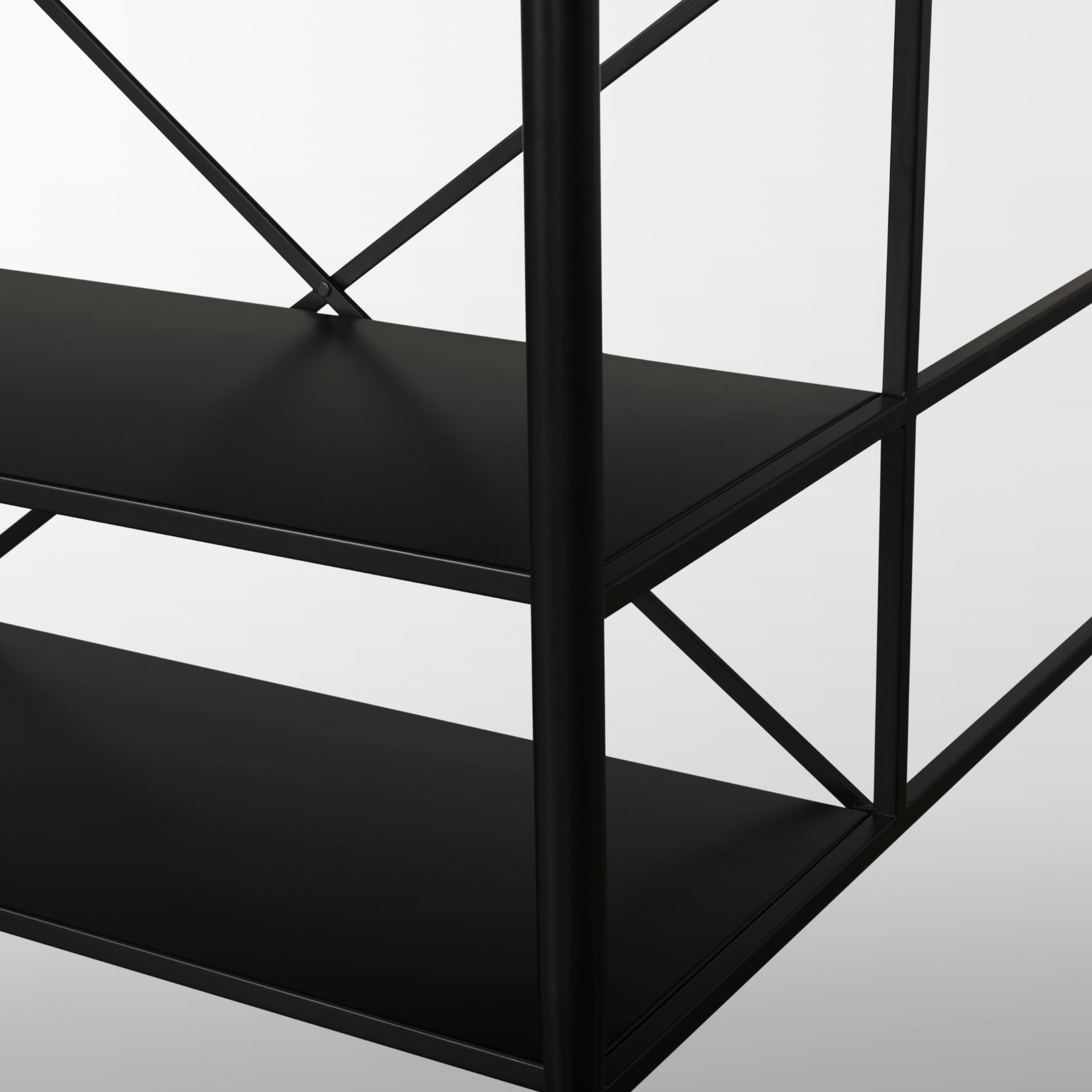 Amika White Marble Top Black Metal Base Kitchen Island, by Mercana, 62" length x 34" width x 36" height View 14