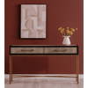 Mako Console Table Grey, by Moe's Home, 59" width x 32.3" height x 16" depth thumbnail 10