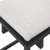 Paradox Iron & Fabric Bench, Benche by Uttermost, 47" width x 20.75" height x 16" depth thumbnail 7