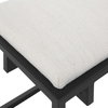 Paradox Iron & Fabric Bench, Benche by Uttermost, 47" width x 20.75" height x 16" depth thumbnail 7