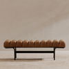 Harrison Bench Tan, Benche by Moe's Home, 54.75" width x 17.25" height x 20" depth thumbnail 6