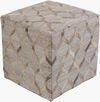 Medora Ottoman, by Surya, 18" width x 18" height thumbnail