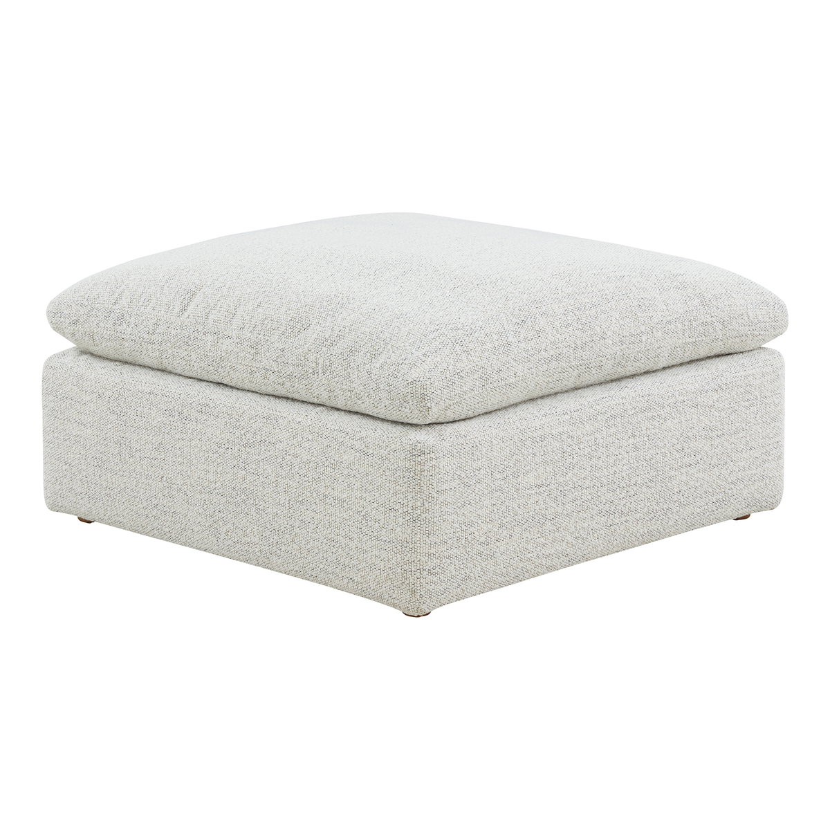 Terra Condo Ottoman Coastside Sand, by Moe's Home, 38" width x 18.5" height x 38" depth View 2