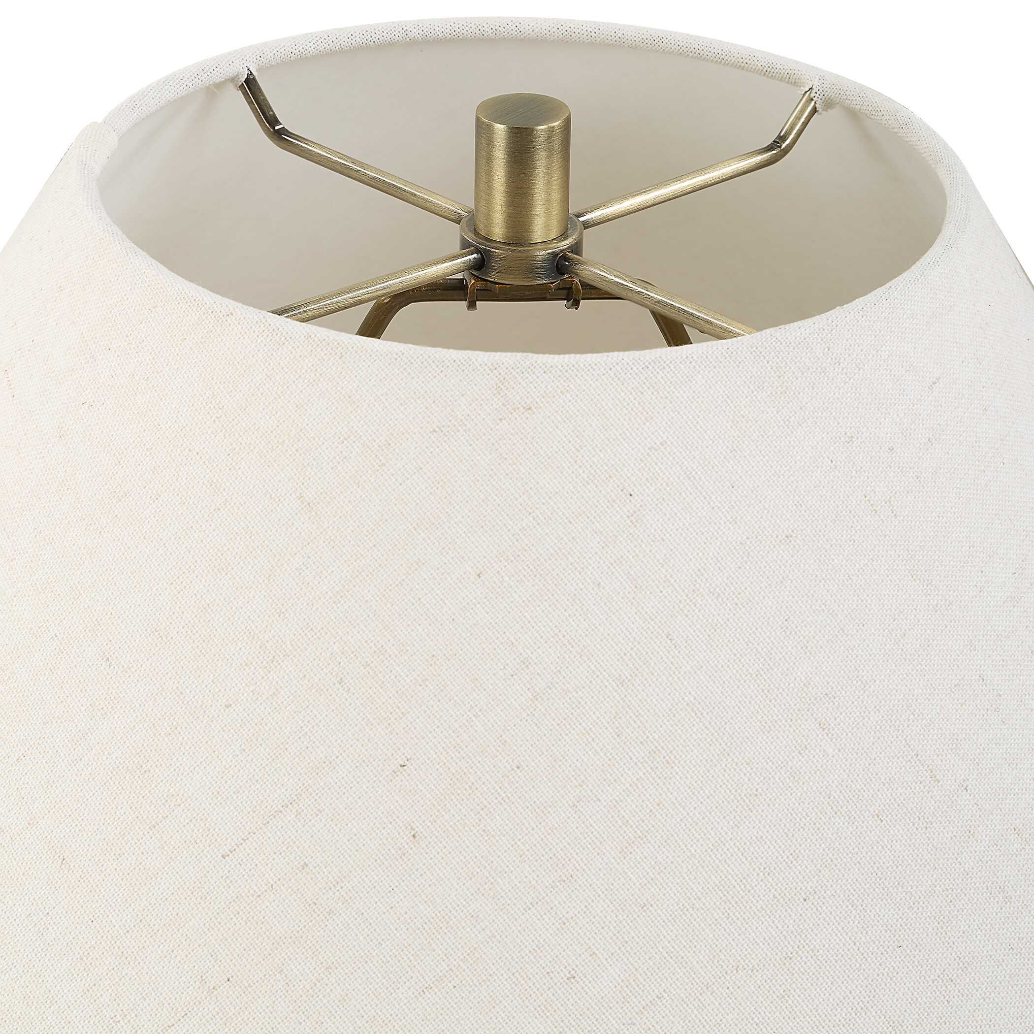 Sayre Dark Brown Table Lamp large image 