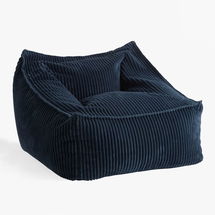 Online Designer Bedroom Chamois Midnight Blue Modern Lounger