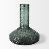 Jolene 11.8' Green Waterglass Glass Vase, by Mercana, 9.84" length x 9.84" width x 11.81" height thumbnail 4