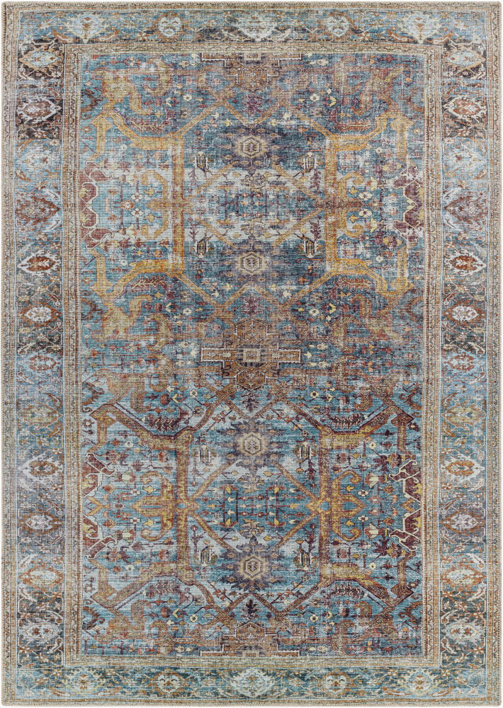 Amelie Machine Woven Rug, by Surya, 1'3.75" length x 1'3.75" width