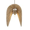 Bend 1 Light Raffia Pendant, Ceiling Light by Uttermost, 28.75" width x 19" height x 28.75" diameter x 15" depth thumbnail 6