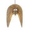 Bend 1 Light Raffia Pendant, Mini Light Pendant by Uttermost, 28.75" width x 19" height x 28.75" diameter x 15" depth thumbnail 6