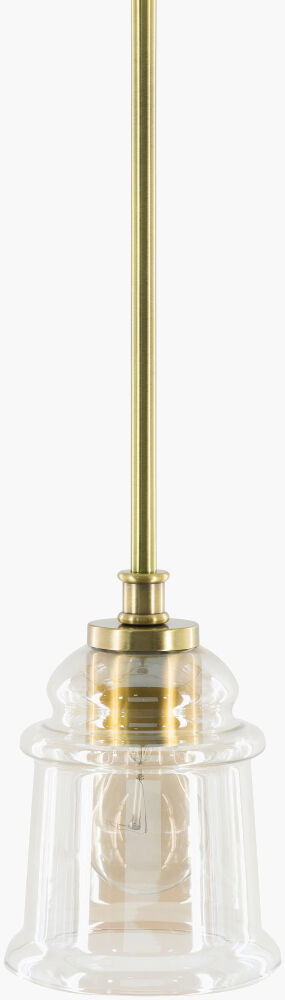 Crosley Pendant, by Surya, 5" length x 5" width x 7" height