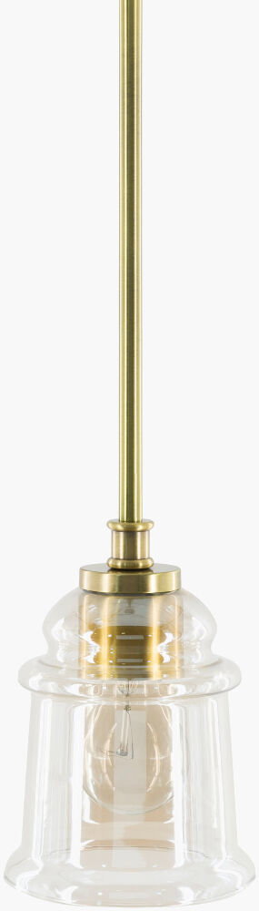 Crosley Pendant, by Surya, 5" length x 5" width x 7" height