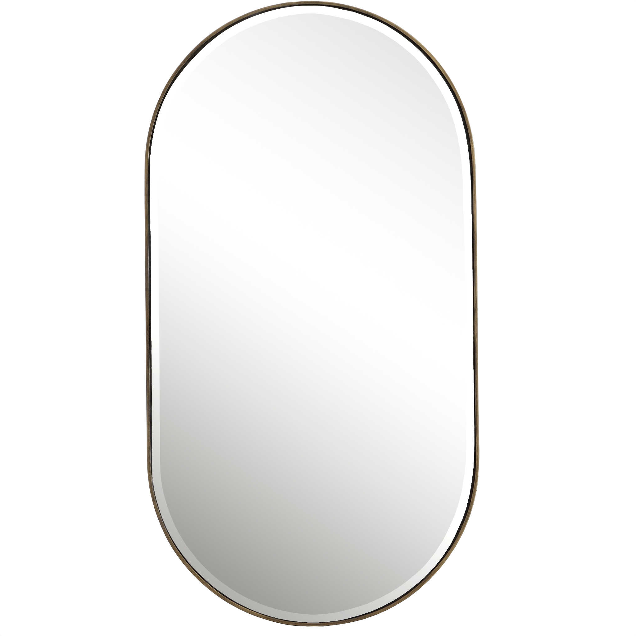 Lago Oval Gold Mirror Lago Oval Gold Mirror large image