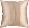 Solid Pleated Accent Pillow, Decorative Pillow by Surya, 18" length x 18" width thumbnail